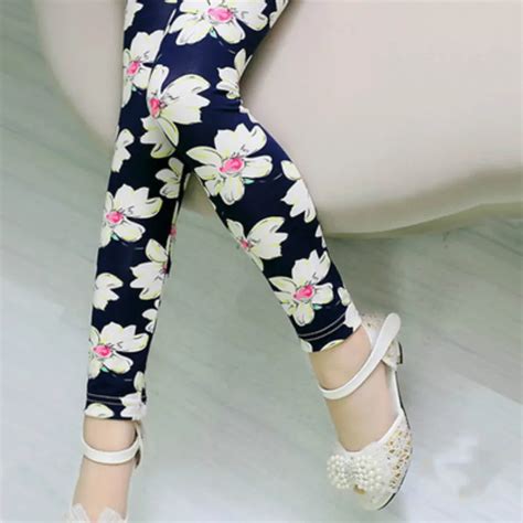 Girls Leggings 2016 Brand Children Leggings Spring Summer Print Color ...