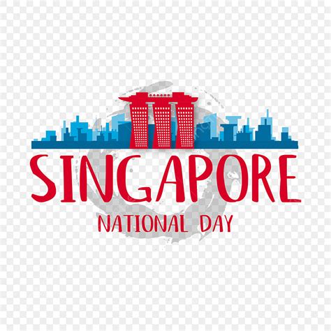 Singapore National Day Vector Design Images Buildings For Singapore