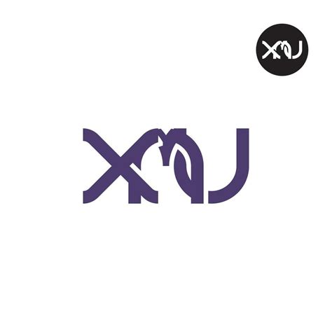 Letter Xmu Monogram Logo Design 35748240 Vector Art At Vecteezy