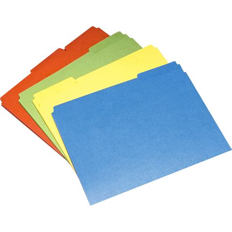 SKILCRAFT Colored File Folder - 8 1/2" x 11" - 3/4" Expansion - Paper ...