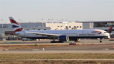 British Airways Boeing Departs From Los Angeles So Cal Metro