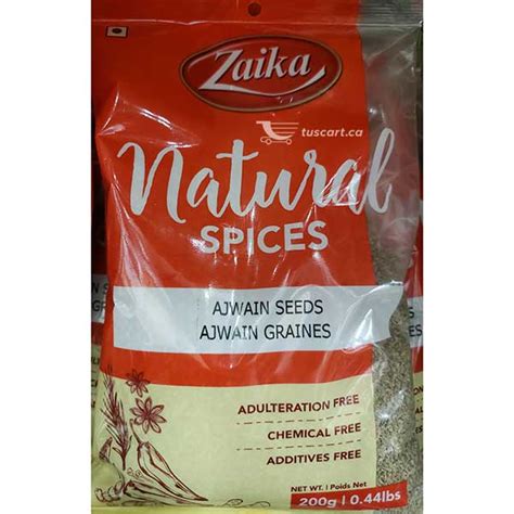 Zaika Natural Spices Ajwain Seeds G Tuscart