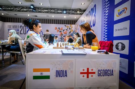 Fide World Women S Team R Indian Women On The Brink Of