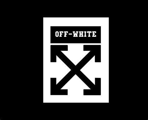 Off-White Brand Logo With Name White Symbol Clothes Design Icon ...