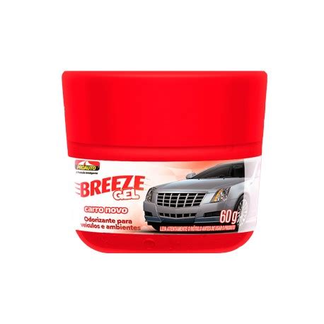 ODORIZANTE GEL CARRO NOVO BREEZE 60G Rafa s Super Varejão