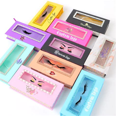 Magnetic Pvc Drawer Individual Box False Lash Packaging Private Label