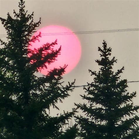 Smoky Red Sunset SkySpy Photos Images Video