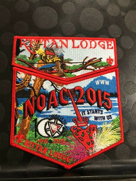 OA KITTAN LODGE 364 100th ANN 1915 2015 NOAC TWO PIECE SET EBay