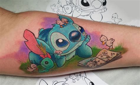 Disney Stitch Tattoo Designs