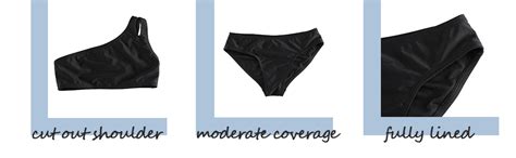 Amazon Dayu Girl S Black Bikini Set One Shoulder Piece Swimsuit