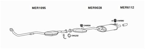 Mercedes Benz Slk230 Exhaust System Express Delivery On Exhausts