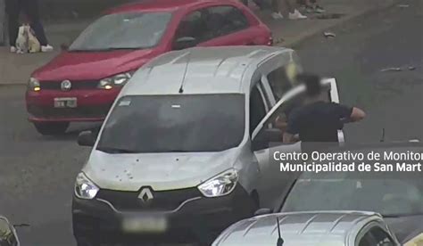 Video Conduc An Una Camioneta Involucrada En Un Robo En San Mart N Y