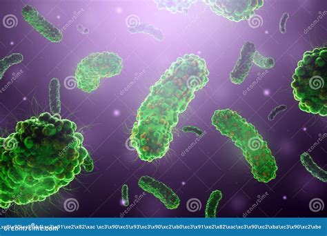 Concept Infectious Agents Bacteria Bacilli E Coli Part Of The Gut