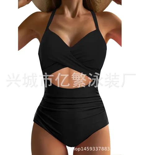 Bikini De Cintura Alta De Malla Sexy De Una Pieza Para Mujer Meses Sin Inter S