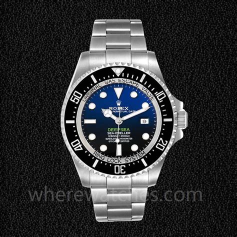 Rolex Sea Dweller Blso Pour Des Hommes Cadran Bleu Profond