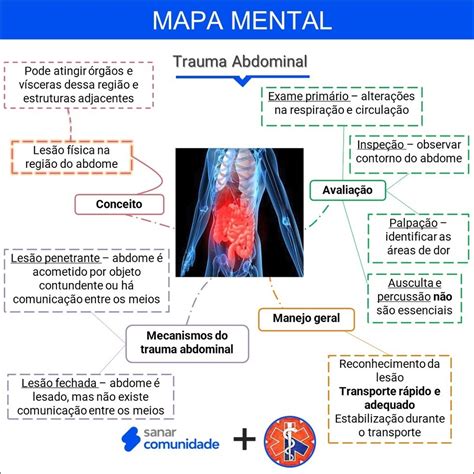 Mapas Mentais Sobre Abdominal Study Maps