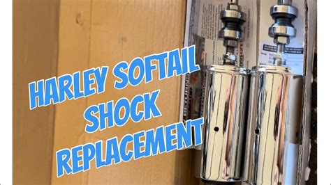 Harley Davidson Softail Shock Replacement Lowering Shocks Progressive 422 Youtube