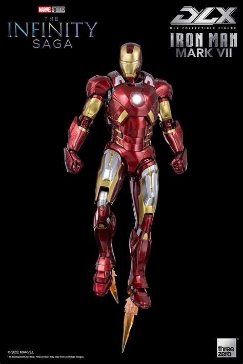 Threezero Marvel Studios: The Infinity Saga DLX Iron Man Mark 7 - Toys ...