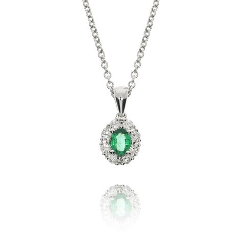 Classic Emerald Cluster Pendant Nicholas Wylde