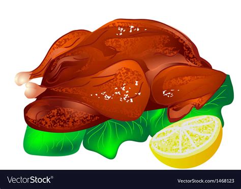 Fried Chicken Royalty Free Vector Image Vectorstock