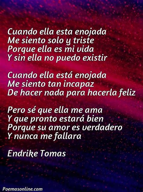 Mejores Poemas Para Tu Novia Cuando Esta Enojada Poemas Online