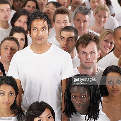 Group Of White People Staring Photos And Premium High Res Pictures