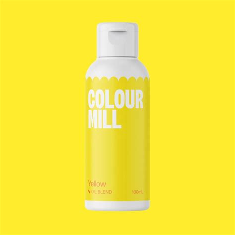 Żółty barwnik olejowy do mas tłustych Colour Mill Yellow 100 ml