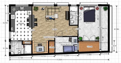 Apartment Layout Plan - Interior Design Project