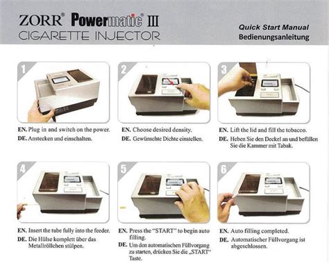 Zorr Powermatic Plus Elektrische Stopfmaschine F R Zigaretten