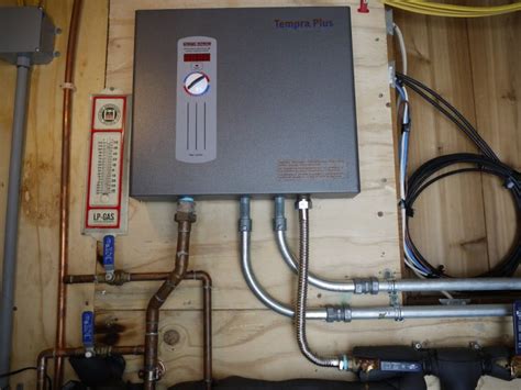 Tankless Electric Water Heater - Cabin DIY