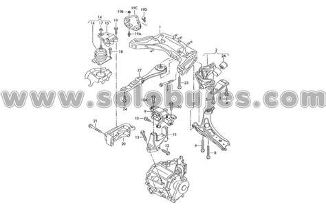 Soporte Motor Trasero Crossfox 2022 Solobujes