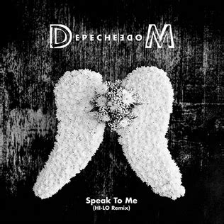 Speak To Me Depeche Mode Song Wikiwand