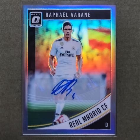 2018 19 Panini Donruss Raphael Varane 直筆サインカード シングルカード 売買されたオークション情報