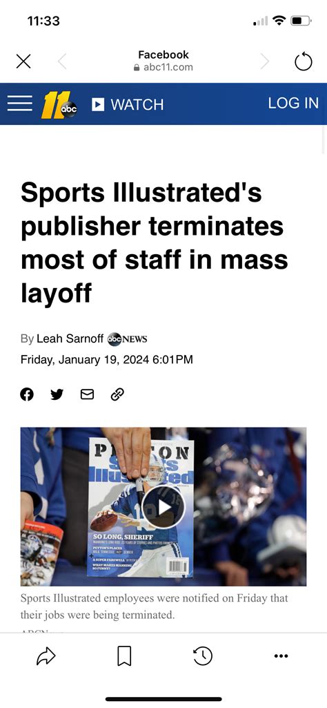 Sports Illustrated Lays Off Most Of Staff