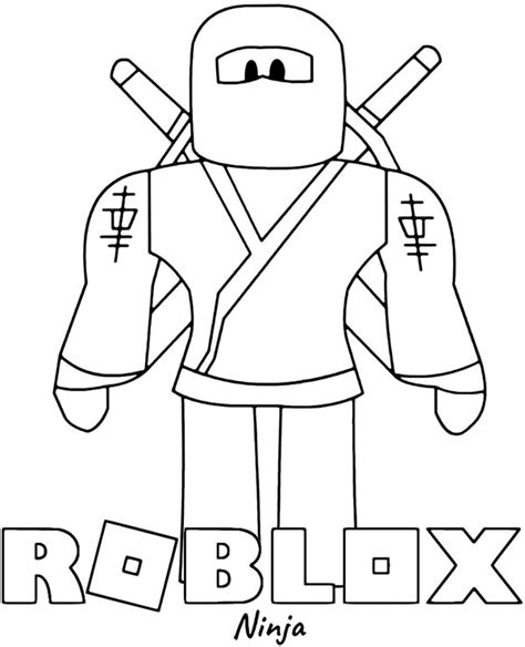 Dibujos Para Colorear De Roblox Y Sus Personajes