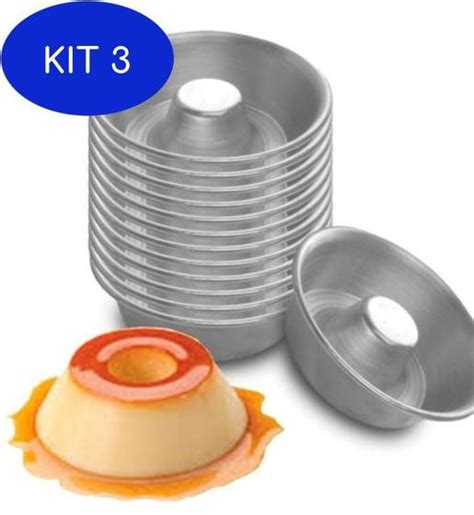 Kit Forma Torta Sui A Caparroz Para Mini Pudim Bolos E Muffins