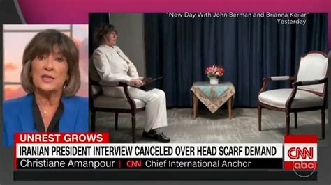 The View On Twitter AMANPOUR INTERVIEW CANCELED OVER HEADWEAR DEMAND