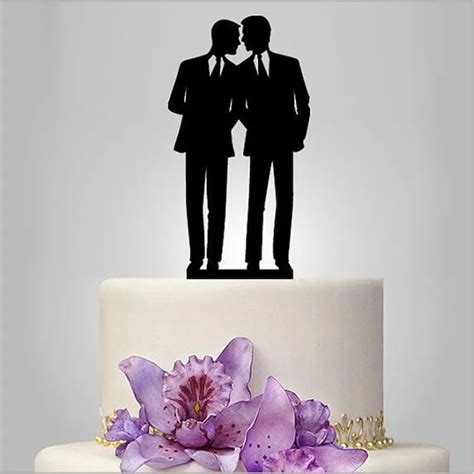 Same Sex Wedding Cake Topper Modern Mr Mr Cake Toppers Unique Gay Hot