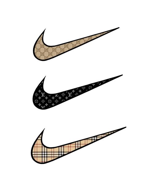 Designer Brand Nike Swoosh Stickers Louis Vuitton Gucci | Etsy