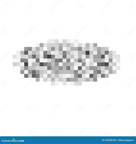 Censored Labels Censor Blur Effect Texture Isolated Vector