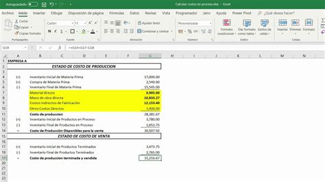 Como Calcular El Costo De Ventas En Excel Printable Templates Free