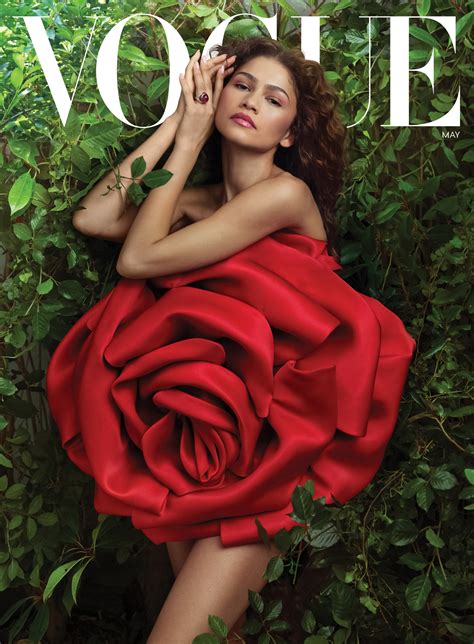 Met Gala Co Chair Zendaya In Couture For American Vogue May 2024 — Anne