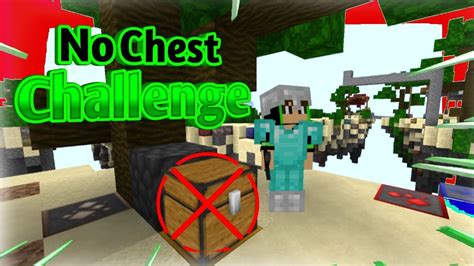 No Chest Challenge Touch Gameplay Hive Skywars Mcpe Youtube