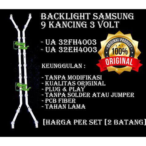 Jual Lampu Backlight Tv Samsung Inc Inchi Type Ua Fh Led