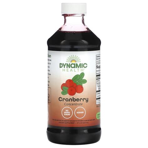 Dynamic Health クランベリー濃縮物、237ml（8液量オンス）