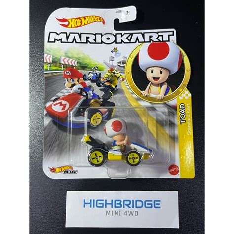 Hot Wheels Mario Kart GBG25 Toad Standard Shopee Malaysia