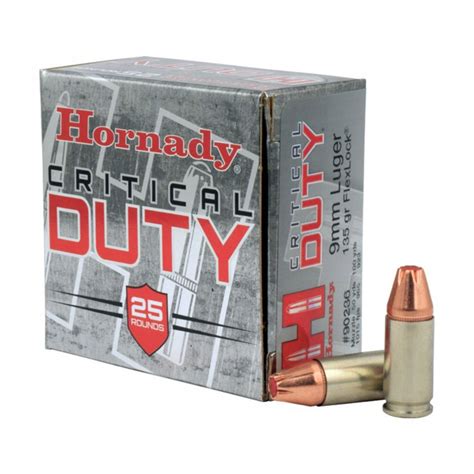 Amunicja Hornady Kal 9x19 Luger P Critical Duty 135gr875g