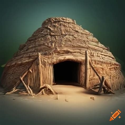 prehistoric pit house  craiyon