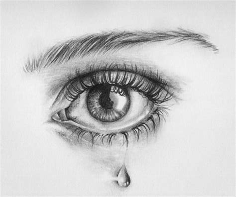 Sad Eyes With Tears Drawing At Paintingvalley Explore Collection