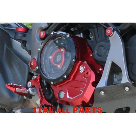 Carter Plexiglass Embrayage A Bain Huile Cnc Racing Ca Pour Ducati